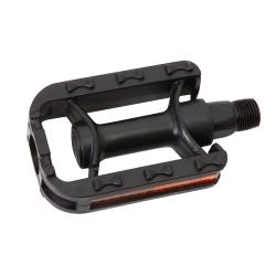 Педали FP-816, ось 9/16", пластик, черные - фото