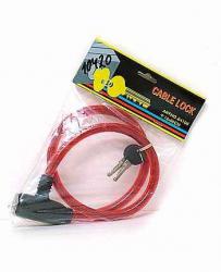 Замок, трос спиральный диам.12х80см - фото