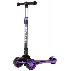 Самокат-кикборд Novatrack RainBow Basic Black (2022) - фото