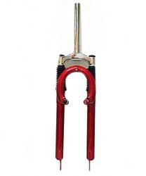 Вилка HLW995H 26"алюм.с креп. под диск,красн. - фото