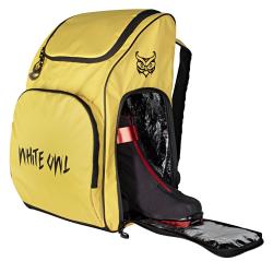 Сумка-рюкзак для ботинок беговых лыж White Owl, 50х35х23 см, желтый - фото