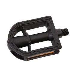 Педали FP-910, ось 1/2", пластик, черные - фото