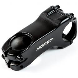 Вынос руля HORST, нерегулируемый, 1 1/8", 80 мм, 31.8мм, алюминий, матовый черный, 00-180826 - фото