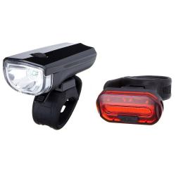 Комплект фонарей велосипедных STG - фото