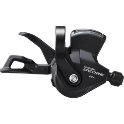 Шифтер Shimano Deore M5100-R, прав, 11ск, на хомут, c индикатором, тр. 2050мм с SP41 1880мм, ISLM5100RAP - фото