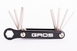 Складной набор шестигранников с накидным ключом на 15 мм  YC-263-15 - фото