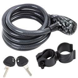 Велозамок STG CL-407 на ключе 12 мм х 150 см - фото