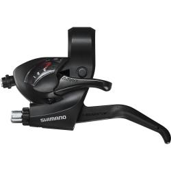 Шифтер Shimano Tourney ST-EF41-L, 3 скорости, левый, с ручкой тормоза V-Brake, 2-8120 - фото