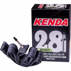 Камера велосипедная Kenda 28" (700-28/45С/35/43), велониппель 48 мм, 5-511817 - фото