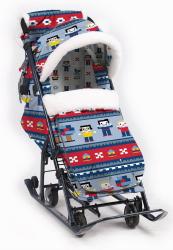 Санки-коляска комбинированная НИКА детям 7-5 - фото