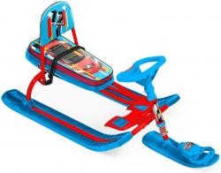 Снегокат Ника "Тимка спорт 4-1" Nika Kids Sportcar, красный (арт. ТС4-1/SC) - фото