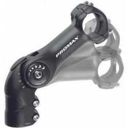 Вынос руля Promax, регулируемый, -25-90°, 1 1/8", 110мм, 31.8мм, алюминиевый, черный, 5-400305 - фото