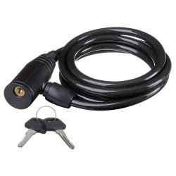 Замок, трос спиральный, диам.8х150см - фото