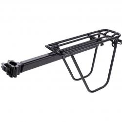 Багажник Ostand CD-28QR, c подседельными с дугами, алюминий, до 10кг, для штыря, черный, 6-128 - фото