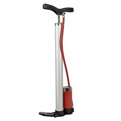 Насос напольный, манометром PAC 38x500, алюм., авто ниппель - фото