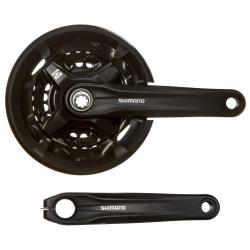 Система шатунов Shimano FC-MT210-3, 9-Speed, 2-Pcs FC, 175mm, 40-30-22T - фото