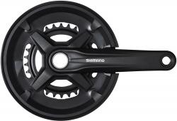 Шатуны Shimano FC-MT210-B2, For Rear 9-Speed, 2-Pcs, 175mm, 36-22T - фото