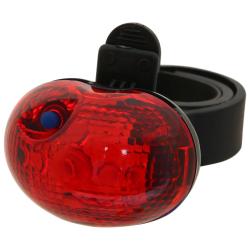 Фонарь велосипедный STG задний JY-235T, 1 супер светодиод, 3 функции, батарея:CR3032*1 (в комплекте) - фото