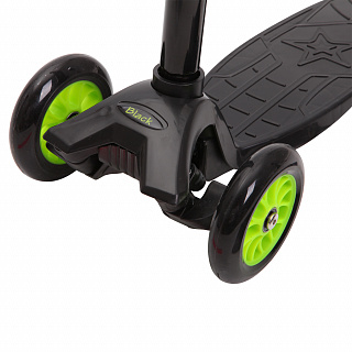 Самокат-кикборд NOVATRACK Black,подростковый - фото