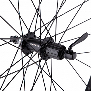 Колесо 29" заднее(без резины), двустенный пистонированный алюм.обод 32 отв. - фото