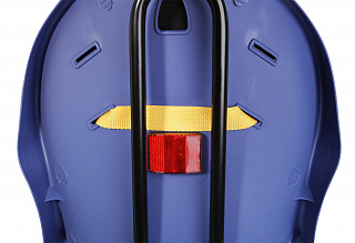 Кресло детское BONNA, с креплением на багажник и подседельную трубу, ставка серая - фото