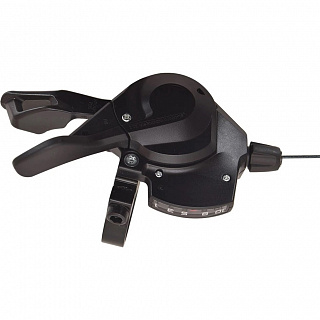 Шифтер Shimano Cues SL-U6000-10 Rapidfire Plus, 10 скоростей, правый, трос 2050мм, черный, 00-180871 - фото