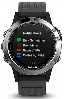 Часы GARMIN Fenix 5 (Black/Silver) - фото