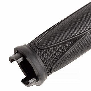 Грипсы STG, 130 мм, черный/синий - фото