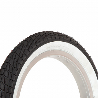 Покрышка PONELY P704 14”*2.125 с белой лентой - фото