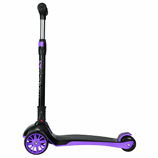 Самокат детский Novatrack Rainbow 120 BB (2025) со светящимися колёсами - фото