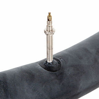 Камера Mitas 27.5x2.5/3.0", велониппель 47 мм, черный - фото