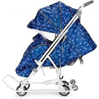 Коляска комбинированная НИКА Наши детки 3-1К, с динозавриками, НДТ3-1К/Д - фото