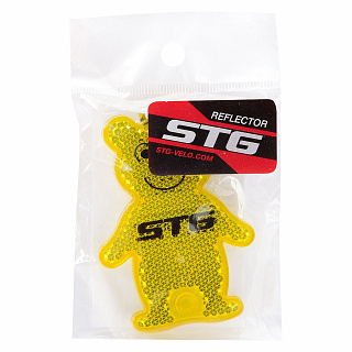 Светоотражатель STG KW-101, брелок "Медведь". - фото