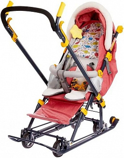 Санки-коляска комбинированная НИКА детям 7-7 - фото