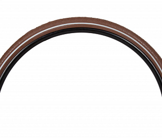 Покрышка Mitas Flash V66, 700x40С, ETRTO 42-622, светоотрожающая полоса, коричневый - фото