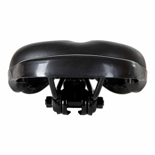 Седло WX-16008 на 16", с замком, с логотипом NOVATRACK, одноцветное - фото