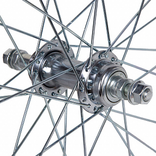 Колесо 24" заднее 32 спицы под трещотку 6/7 скоростей - фото