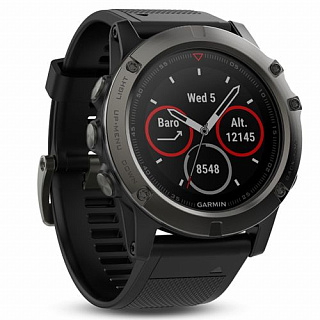 Часы GARMIN Fenix 5x Sapphire (Slate Gray) - фото