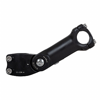 Вынос регулируемый STG AS-271, под руль 25.4 мм, 125 мм, алюминий, черный - фото