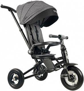 Велосипед трехколесный QPlay Nova, с ручкой управления - фото