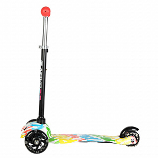 Кикборд Novatrack Disco-kids Graffiti (2024) - фото