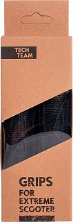 Грипсы Tech Team с барендами Drop, 160mm, black на трюковой самокат (2 шт.) - фото