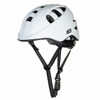 Шлем STG MA-2-W с фикс застежкой с фонариком - фото