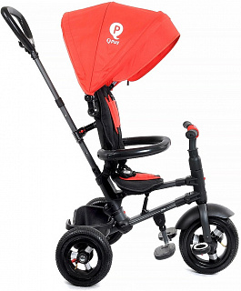 Велосипед трехколесный QPlay Rito, складной, с ручкой управления - фото