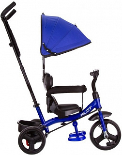 Велосипед трехколесный Pilot PT1, с ручкой управления - фото